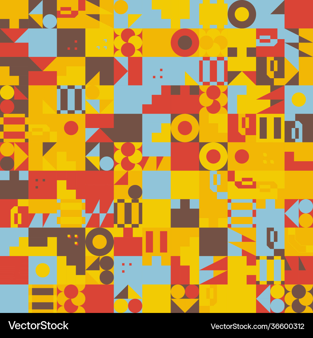 Mosaic abstract pattern design Mosaic abstract pattern design vector image