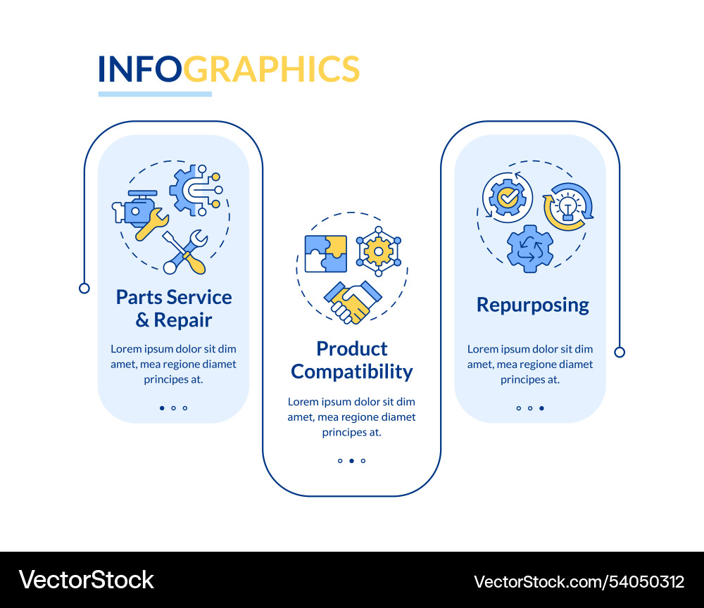 Reverse engineering uses rectangle infographic Reverse engineering uses rectangle infographic vector image