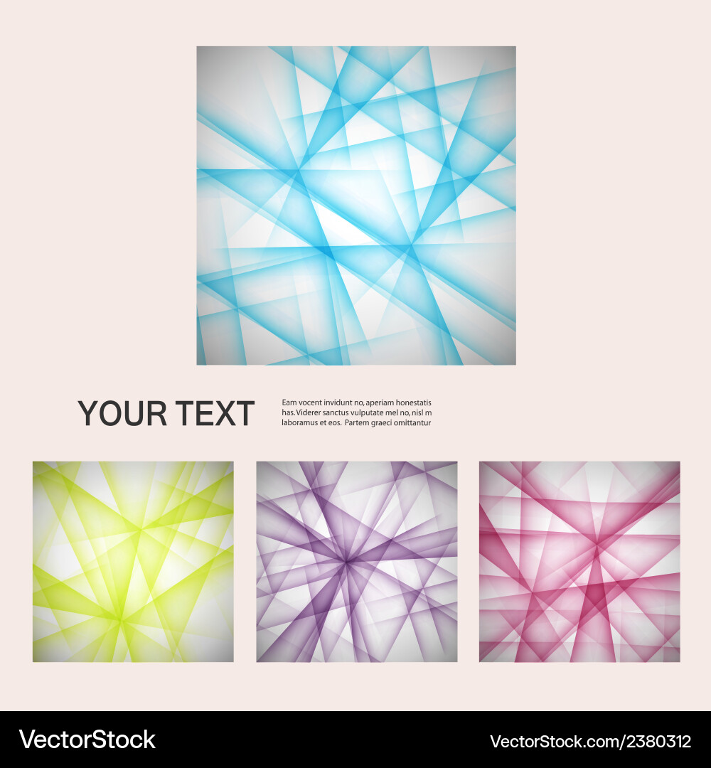 Set color line elements Vector Image