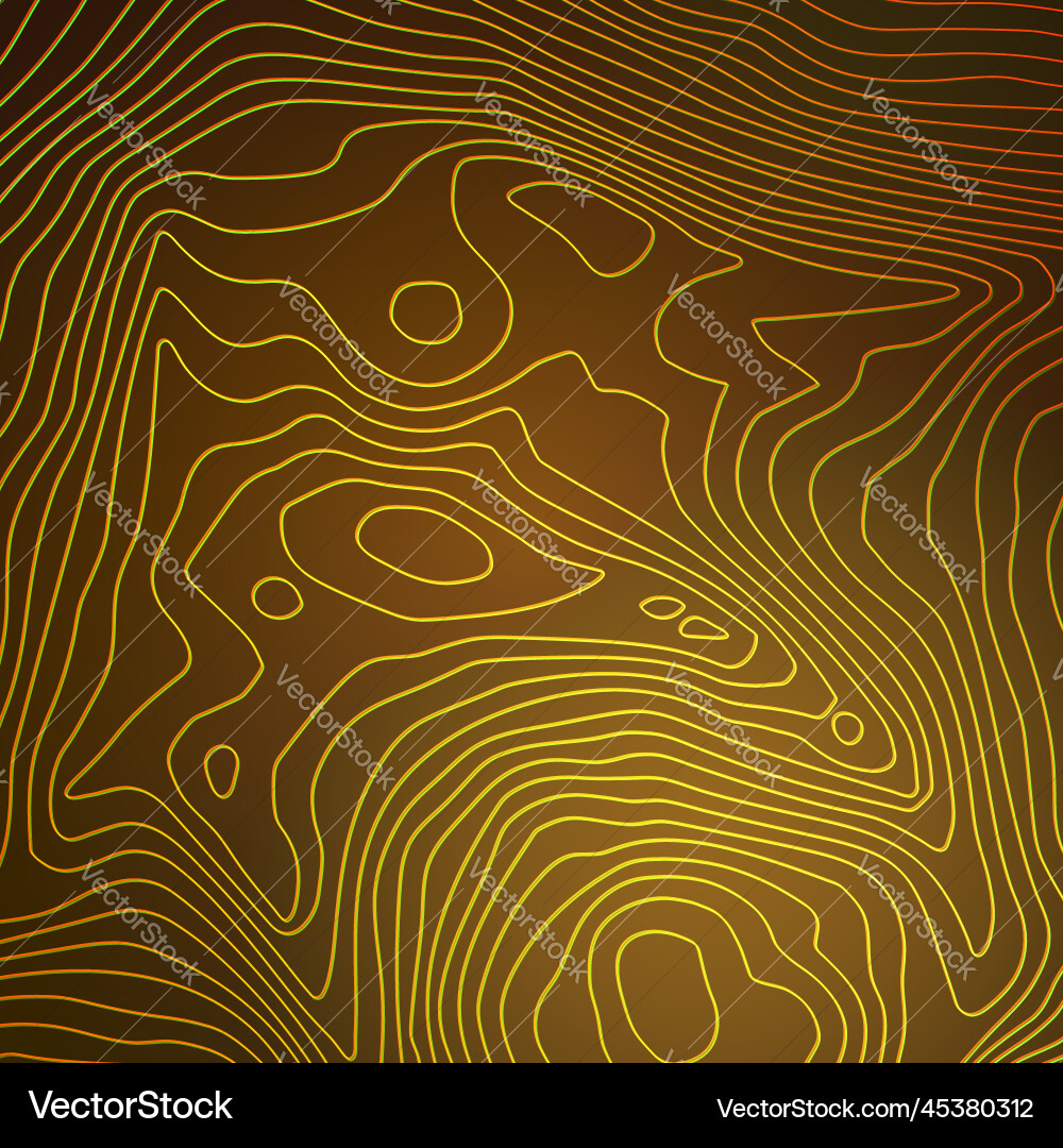 Topographic map colorful abstract background vector image