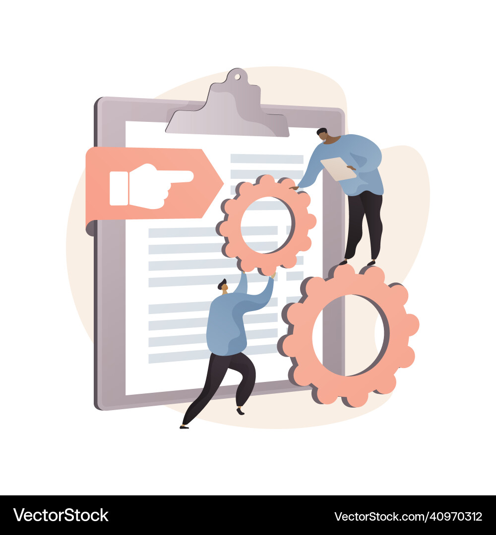 Vision and scope document abstract concept Vision and scope document abstract concept vector image