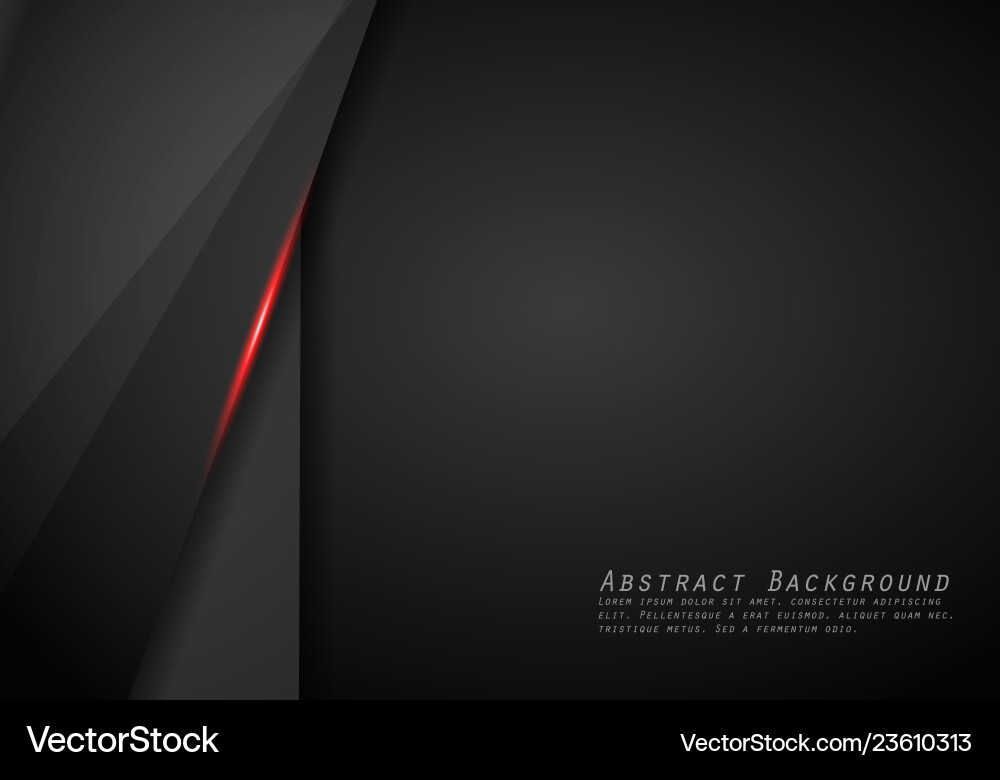 Abstract metallic red black frame layout design Abstract metallic red black frame layout design vector image
