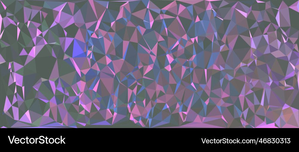 Abstract polygonal background triangular vector image