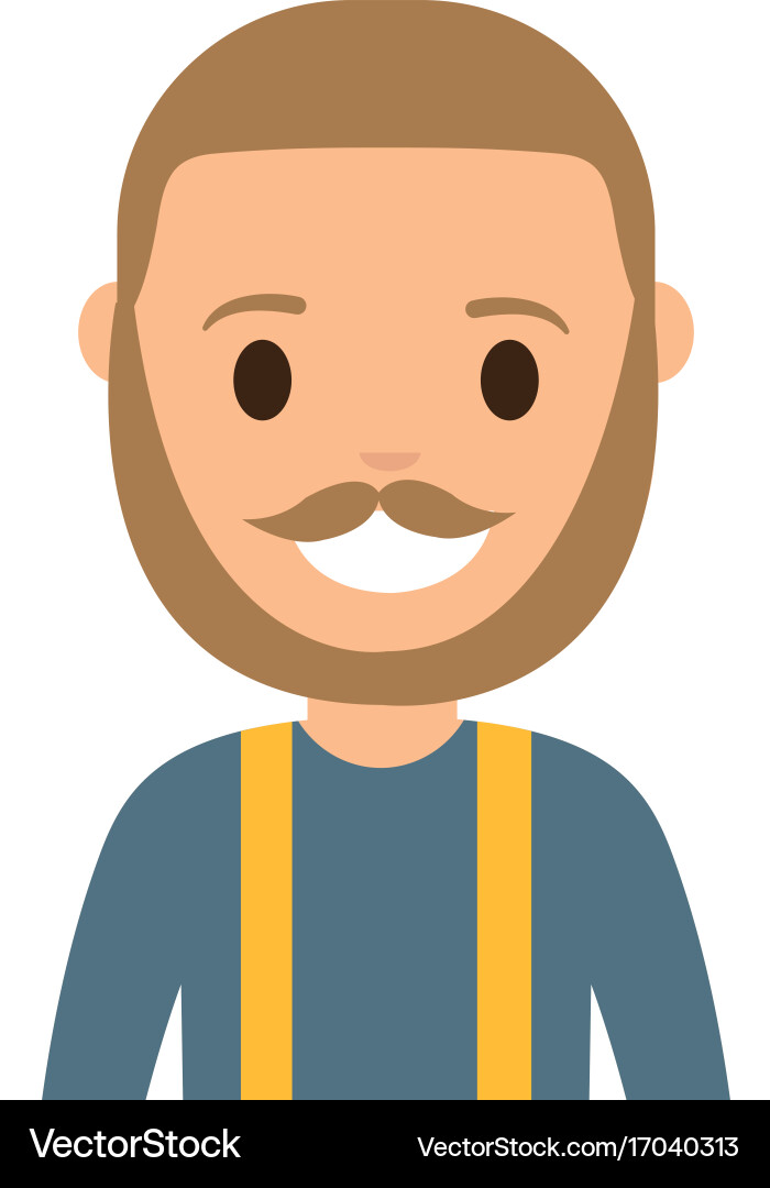 Cartoon Man Icon Vektorbild
