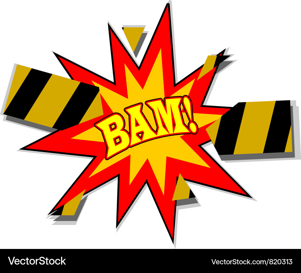 Dynamic Explosion vector image