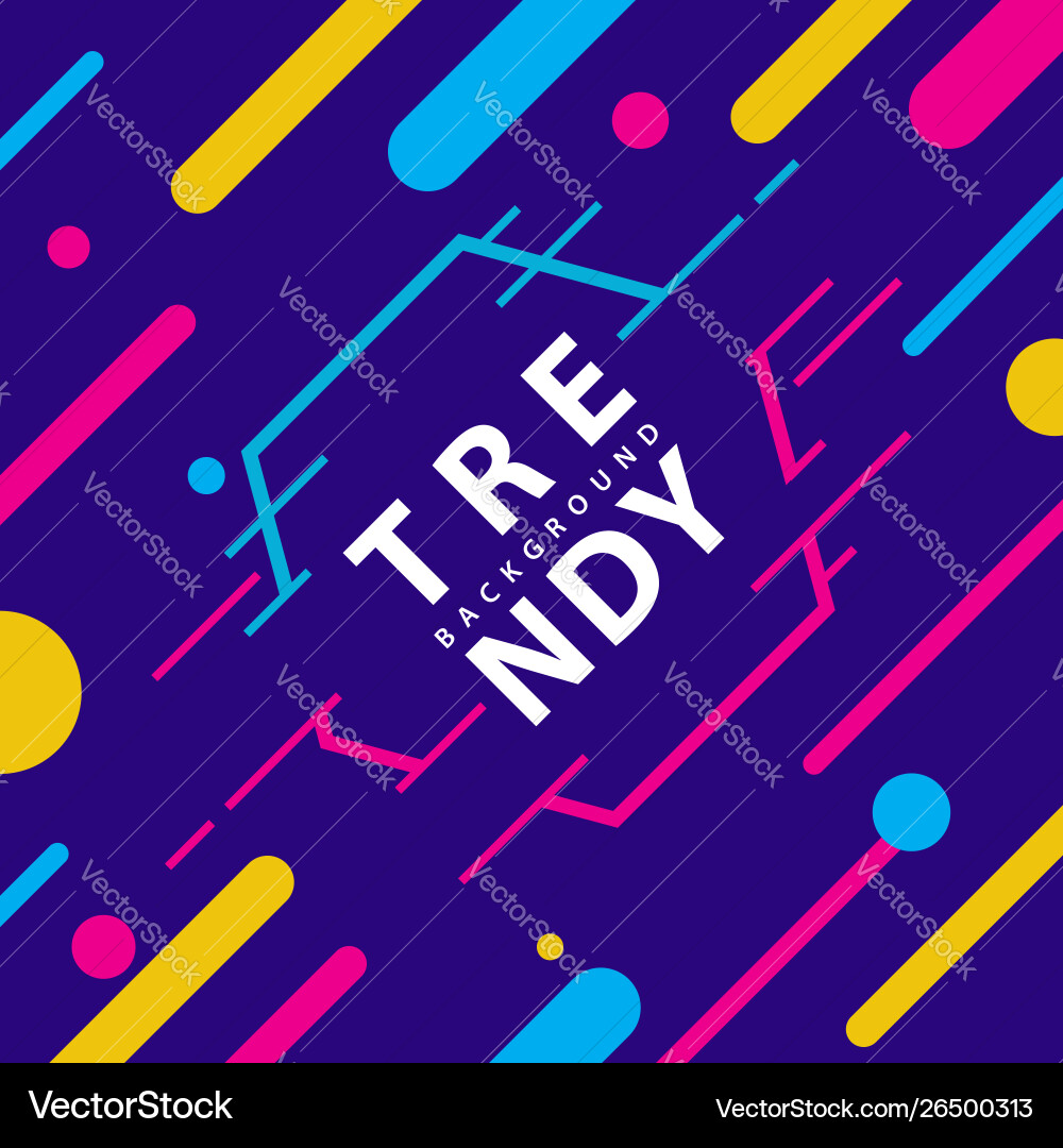 Dynamic Parallel Shape Background vector image