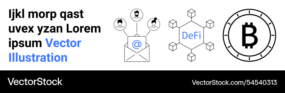 Exploring peer-to-peer connections decentralized Exploring peer-to-peer connections decentralized vector image