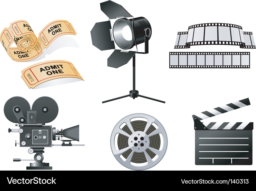 Film industry vector image