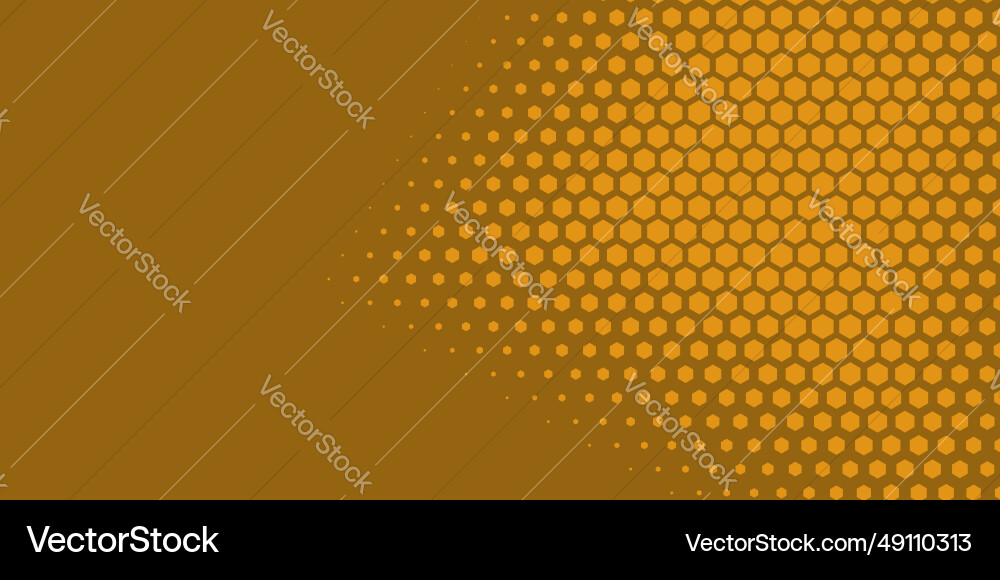 Geometric abstract hexagon two color background vector image
