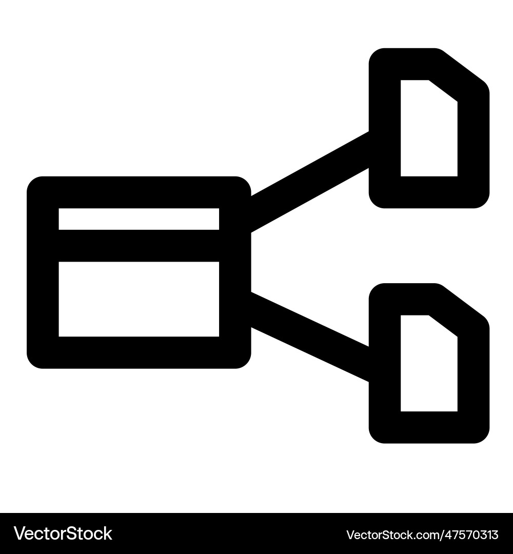 Mapping a way to identify host-networks Vector Image