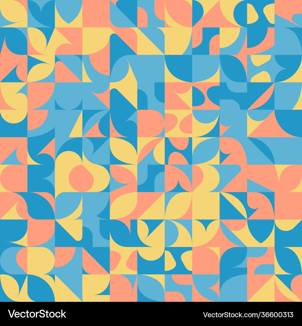 Mosaic abstract pattern design Mosaic abstract pattern design vector image
