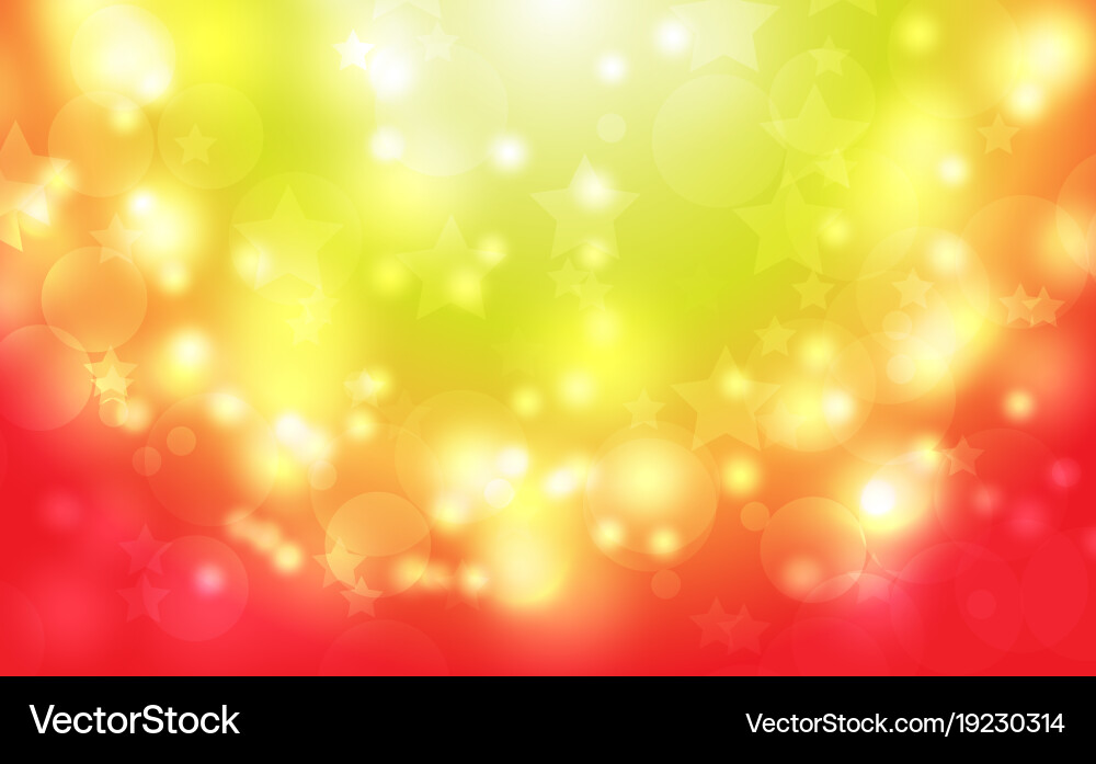 Abstract bokeh background festive defocused Vector Image