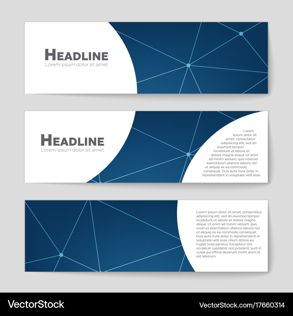 Abstract layout background set for art vector image