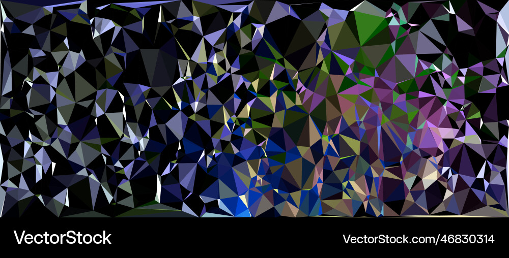 Abstract polygonal background triangular vector image