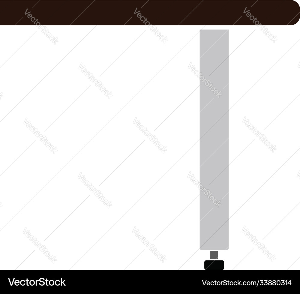 Briefing table console icon vector image