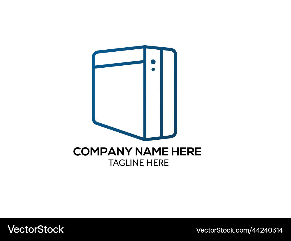 Computer gpu cpu line art Vector Image