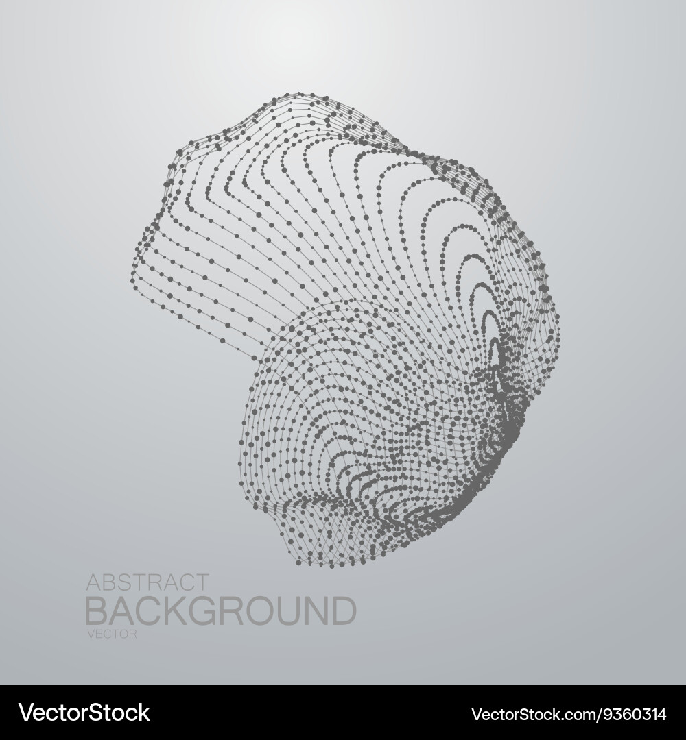 Dynamic Particle System Vector Image