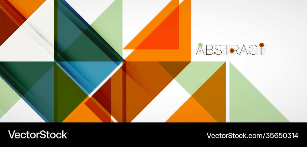 Geometric abstract background techno color Vector Image
