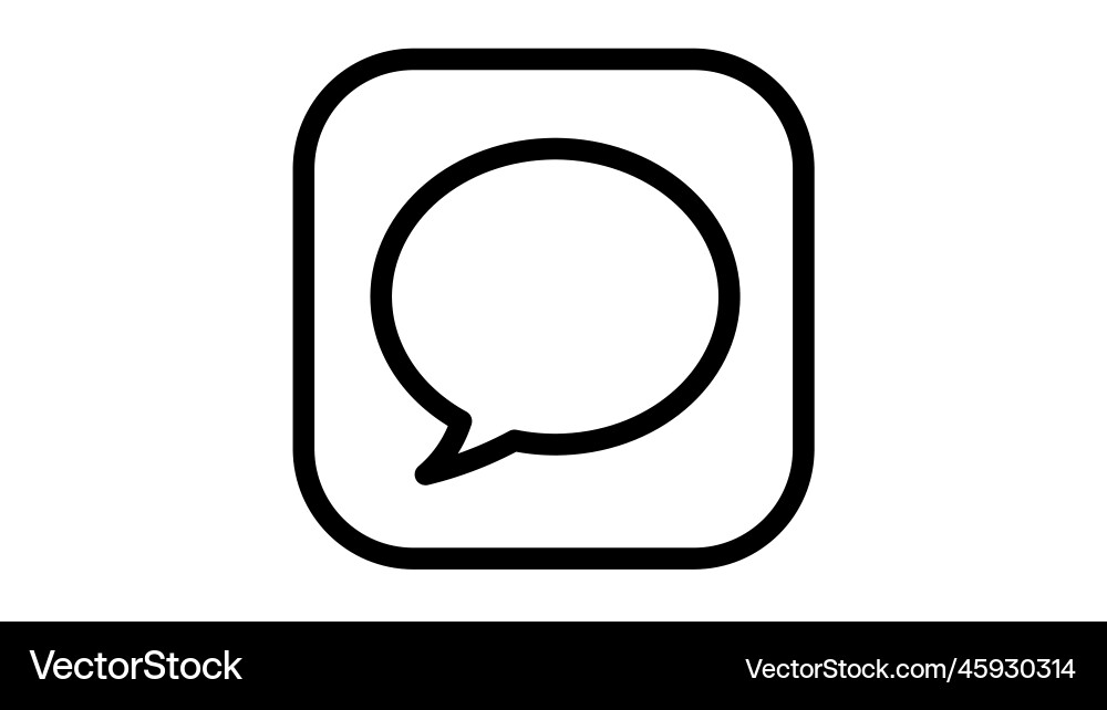 Message chat Message chat vector image