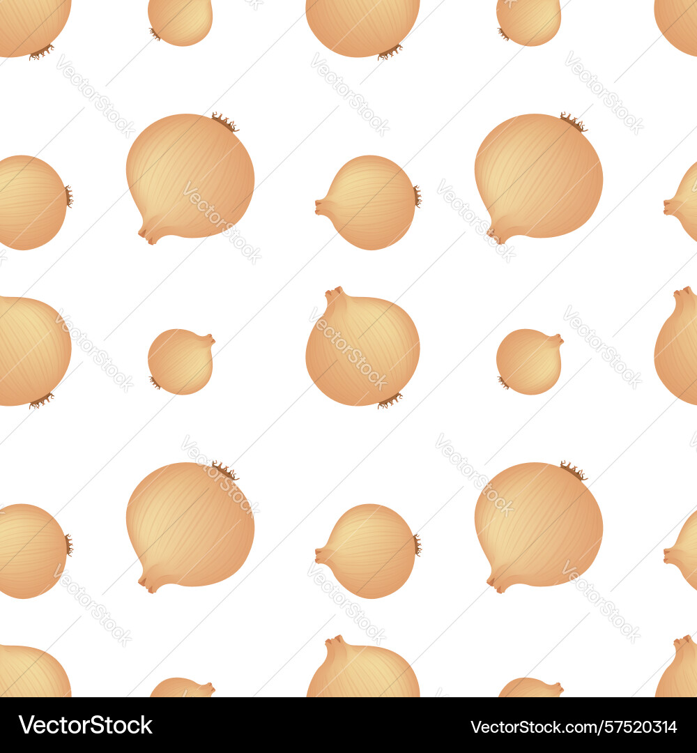 Onion emoji pattern cooking Vector Image
