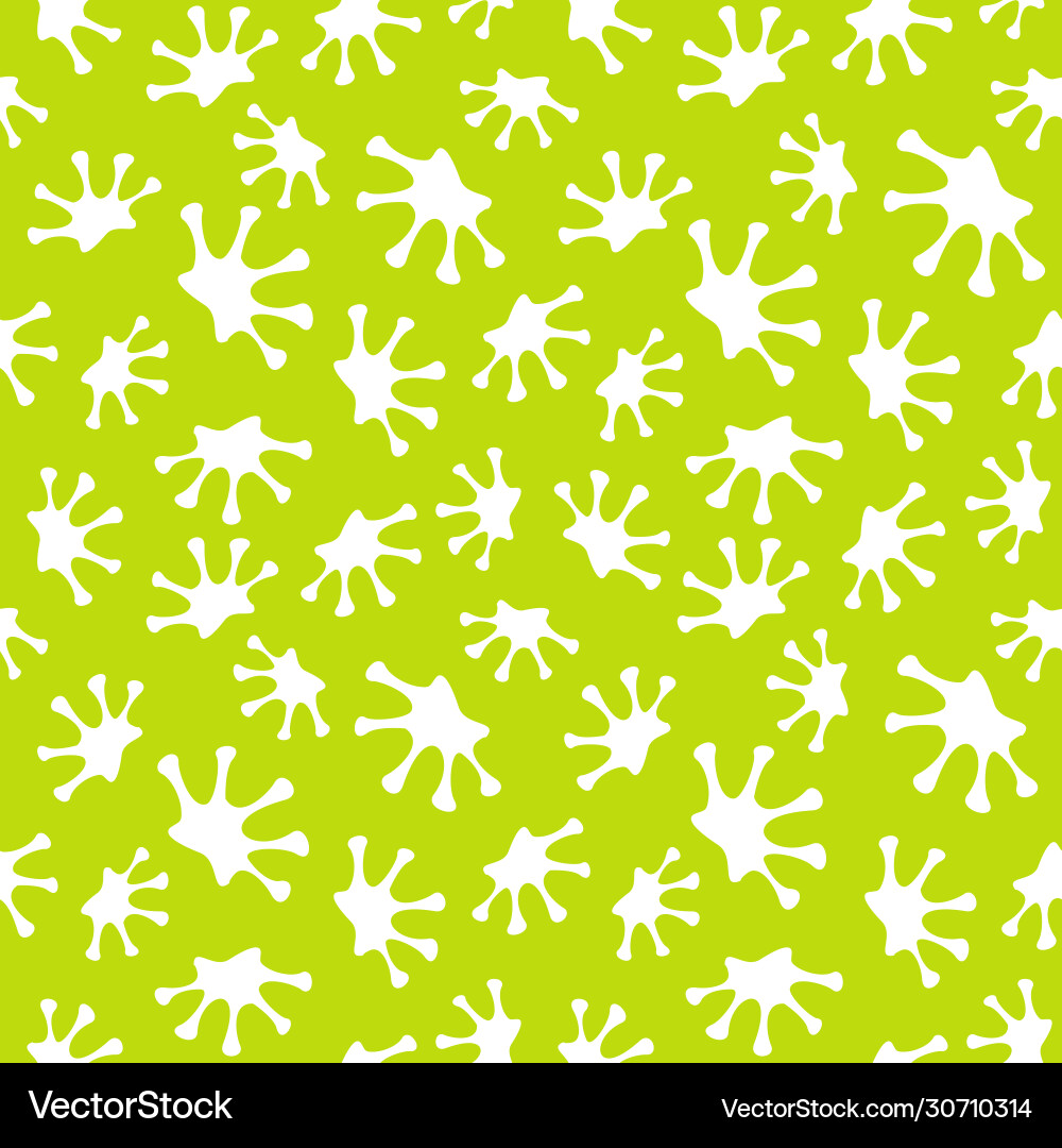 Seamless pattern with colored frogs footprints Seamless pattern with colored frogs footprints vector image