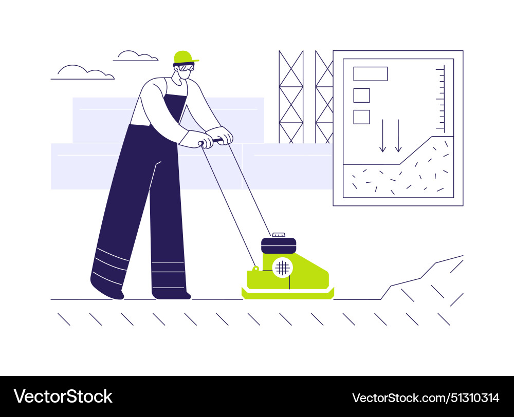 Soil compaction abstract concept Royalty Free Vector Image