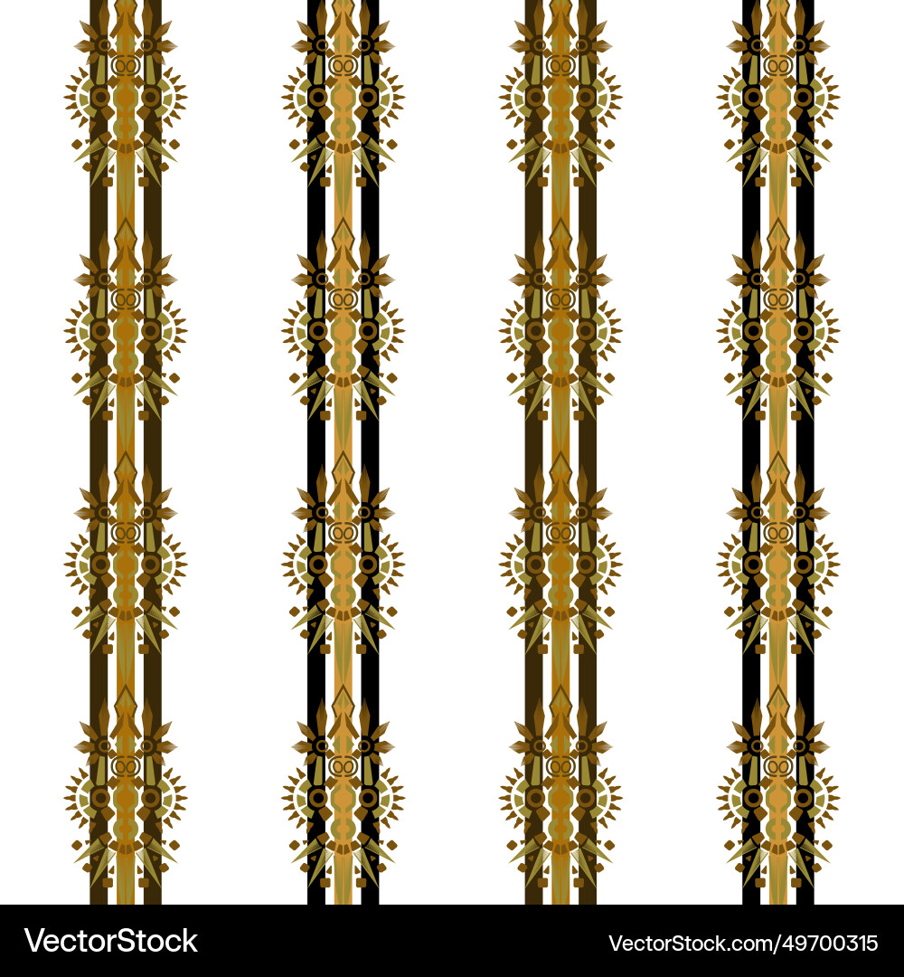 A luxurious gold and black striped border pattern A luxurious gold and black striped border pattern vector image