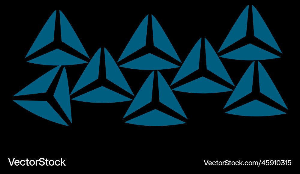 Creative triangle shape background design Vector Image