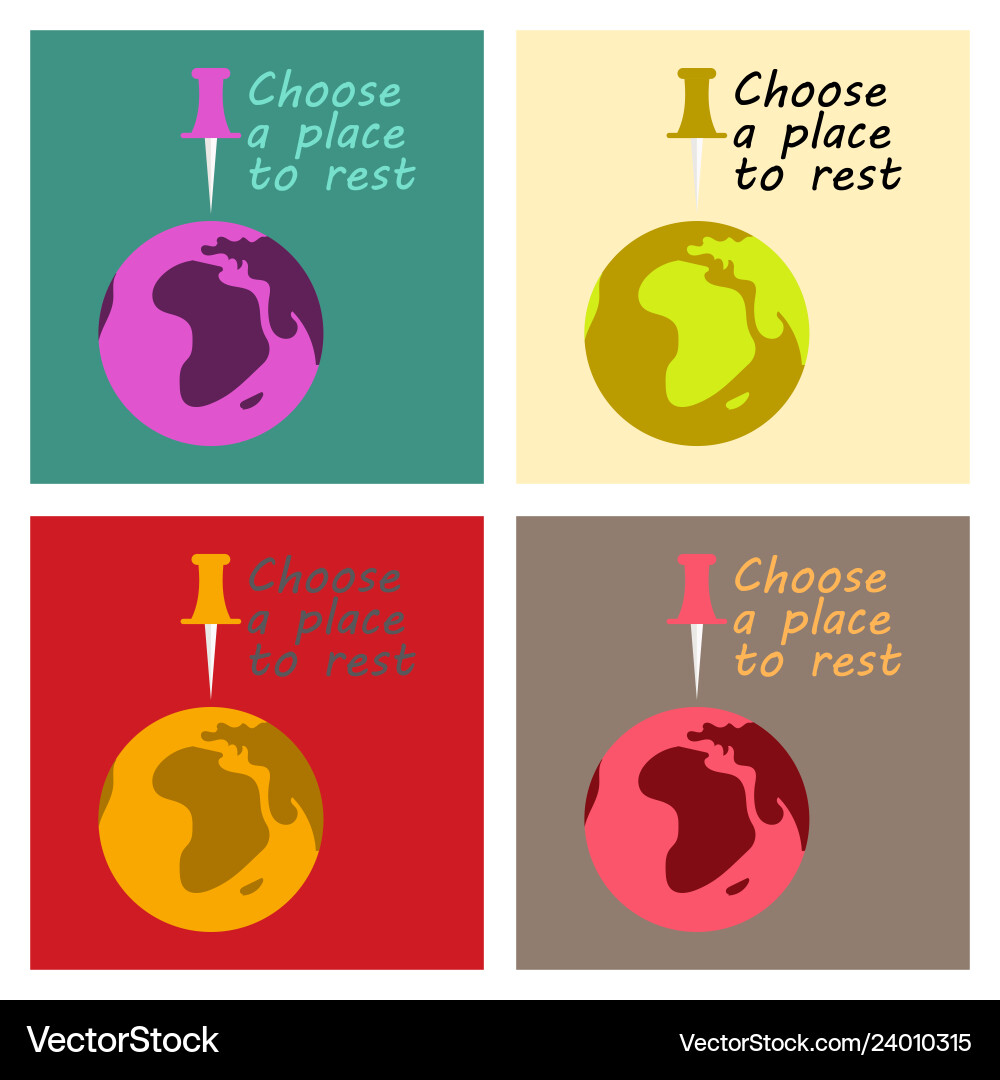 Globe icon with place for rest Globe icon with place for rest Vector Image
