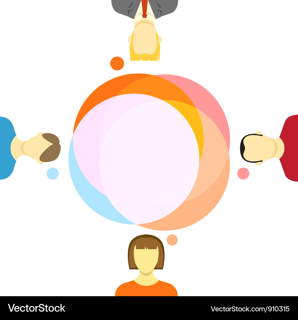 People Talking Communication Vector Image