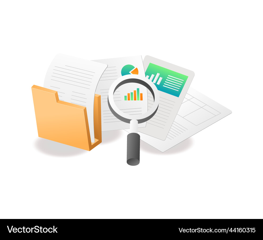 Search select data in folder Search select data in folder Vector Image