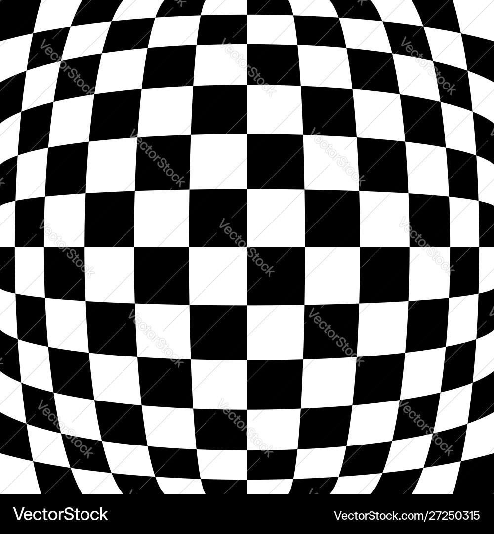 Spherical globe circular distort effect pattern Spherical globe circular distort effect pattern vector image