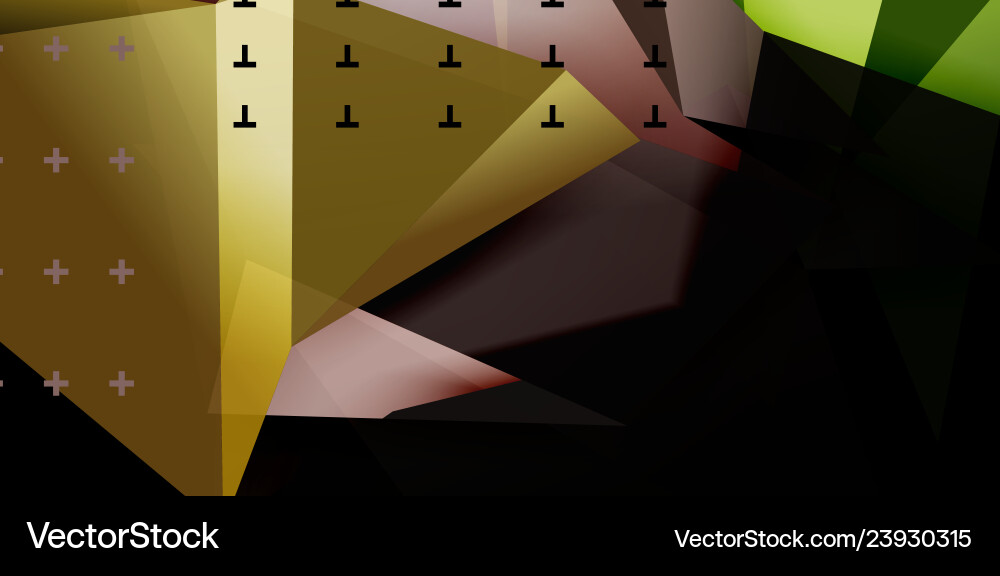 Triangular 3d geometric shapes background Vector Image