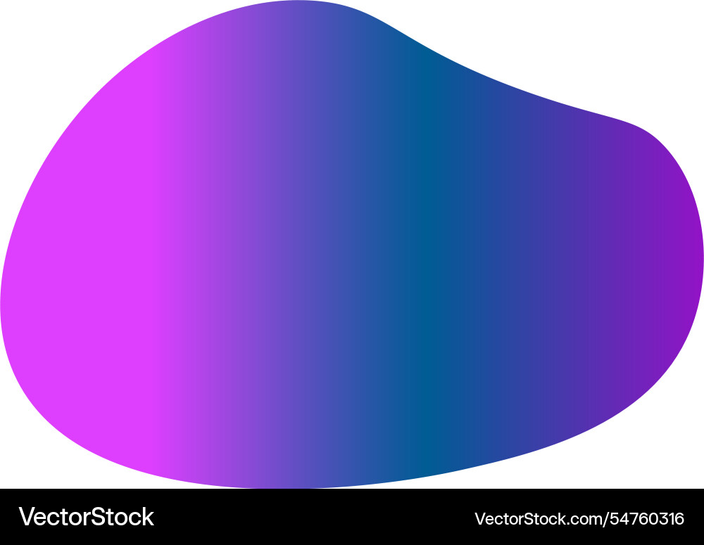 Blob-shaped gradient in purple tones vector image