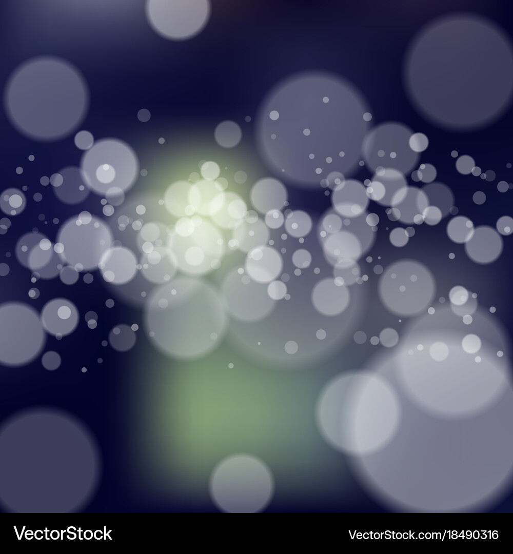 Blurred background with bokeh Vector Image