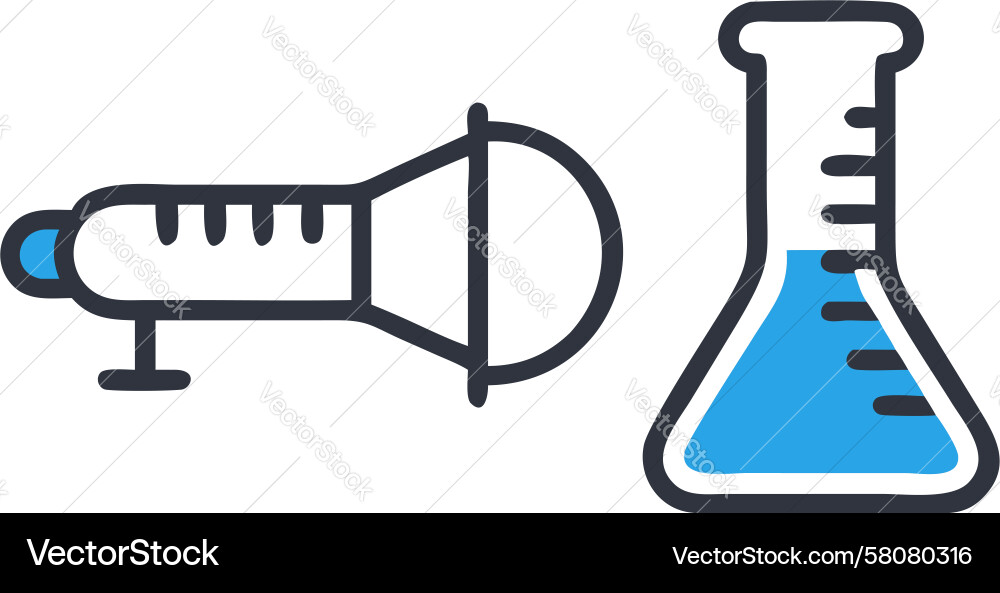 Lab Security Access Key Icon Vector Image