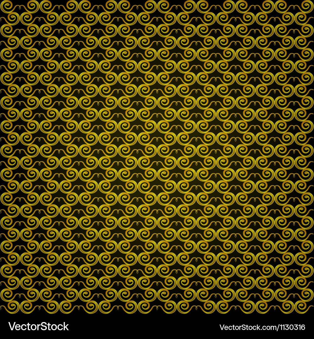 Pattern in the form of snake vector image