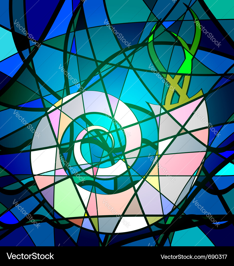 Abstract background shell vector image