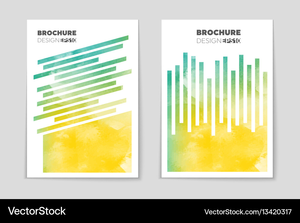 Abstract layout background set for art Vector Image