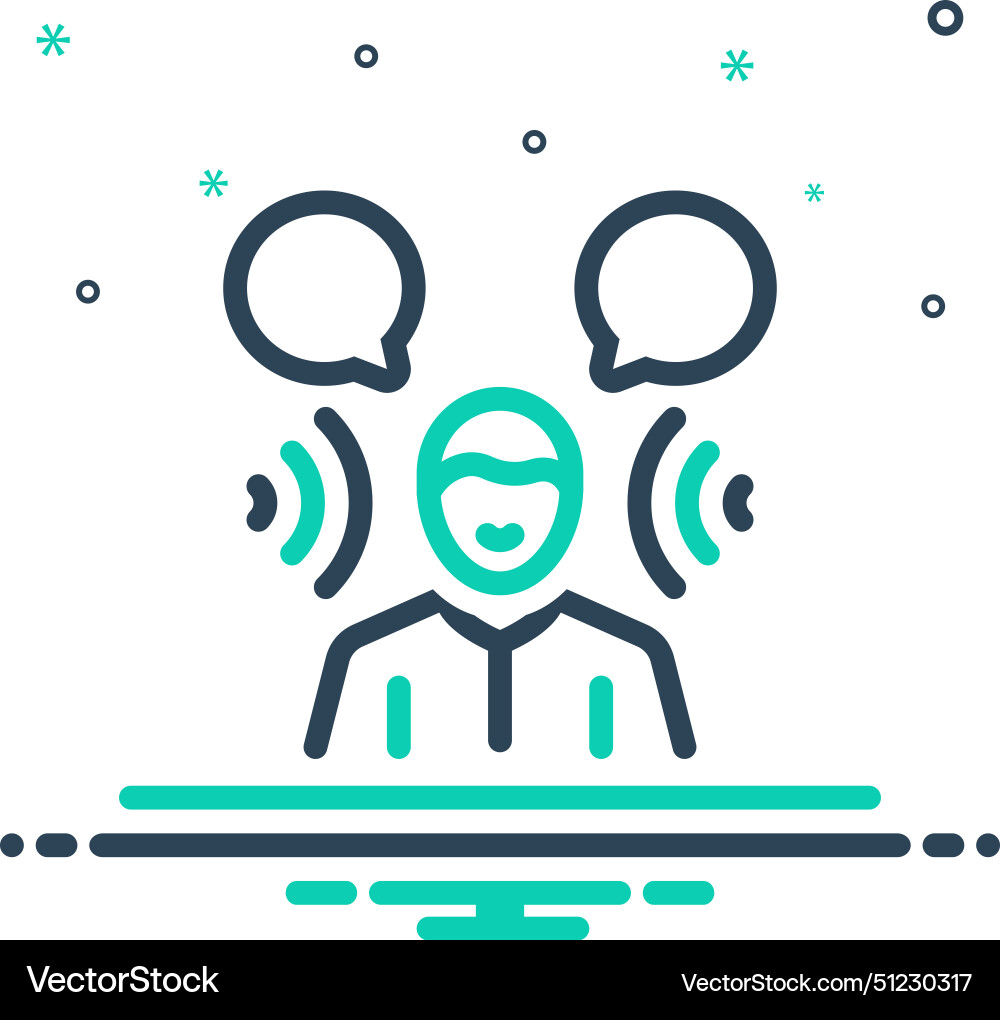 Active listening Royalty Free Vector Image - VectorStock