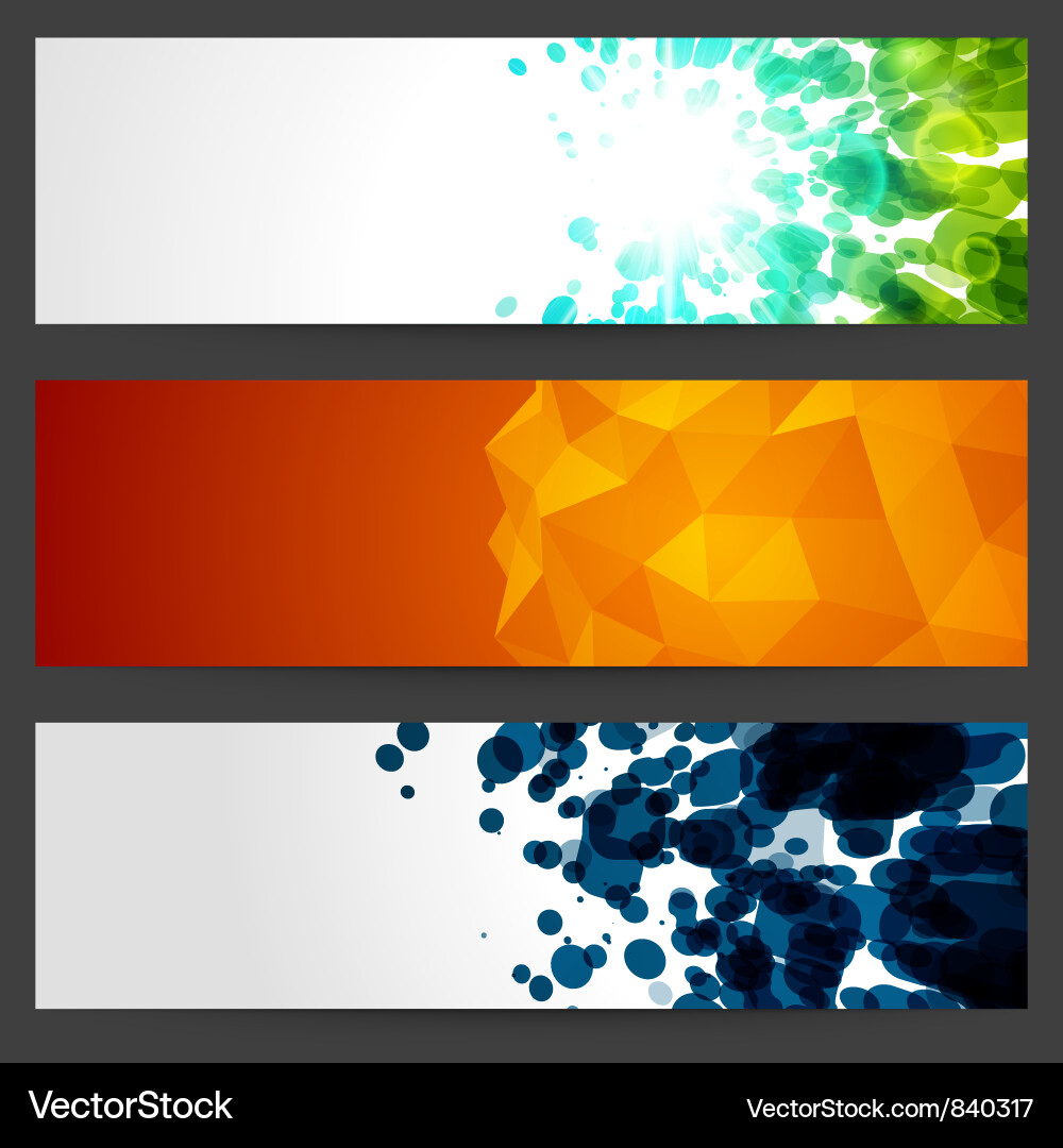 Dynamic Splash Backgrounds vector image