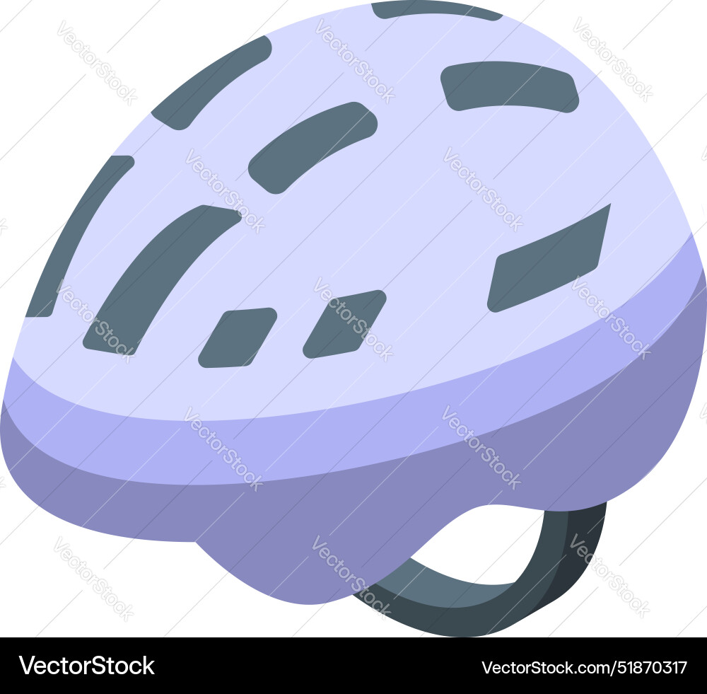 Modern bike helmet protecting cyclist head during Modern bike helmet protecting cyclist head during vector image