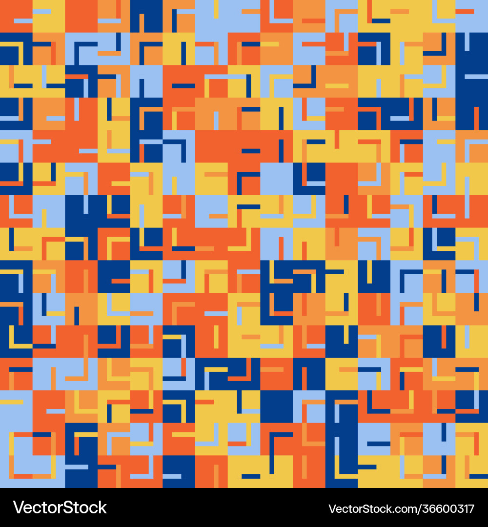 Mosaic abstract pattern design Mosaic abstract pattern design vector image