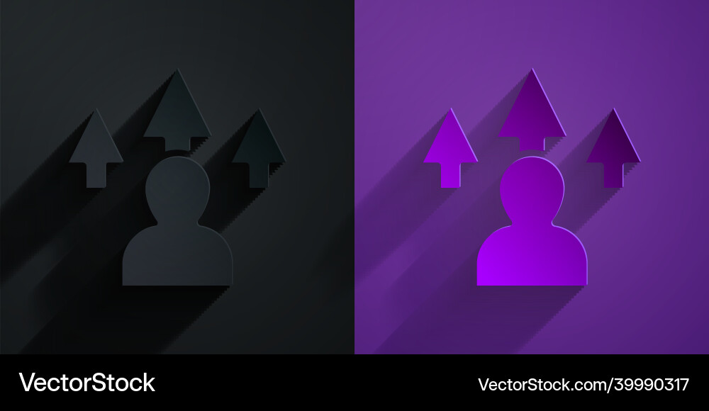 Paper cut web design and front end development Paper cut web design and front end development vector image