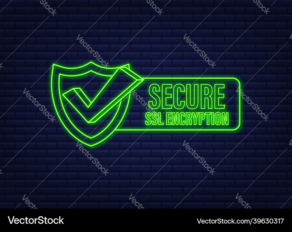 Secure connection icon Secure connection icon vector image