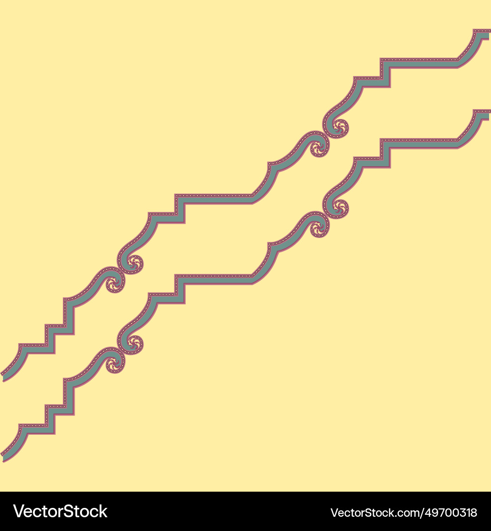 A continuous line flowing in curves Vector Image
