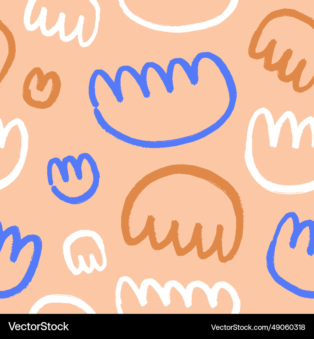 Abstract doodle shapes seamless pattern texture Abstract doodle shapes seamless pattern texture vector image