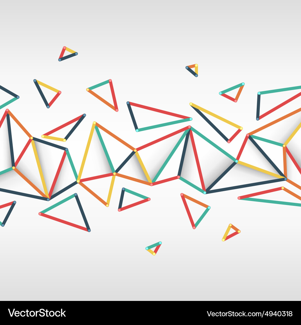Abstract texture with triangles Vector Image
