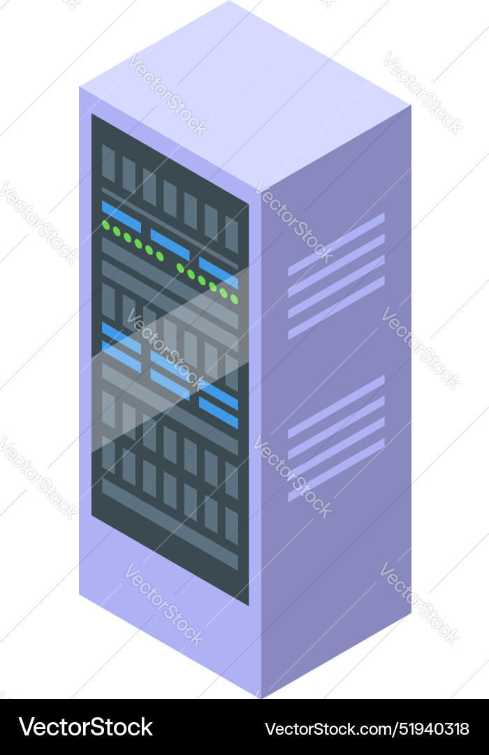 Data server computing showing digital information Data server computing showing digital information vector image