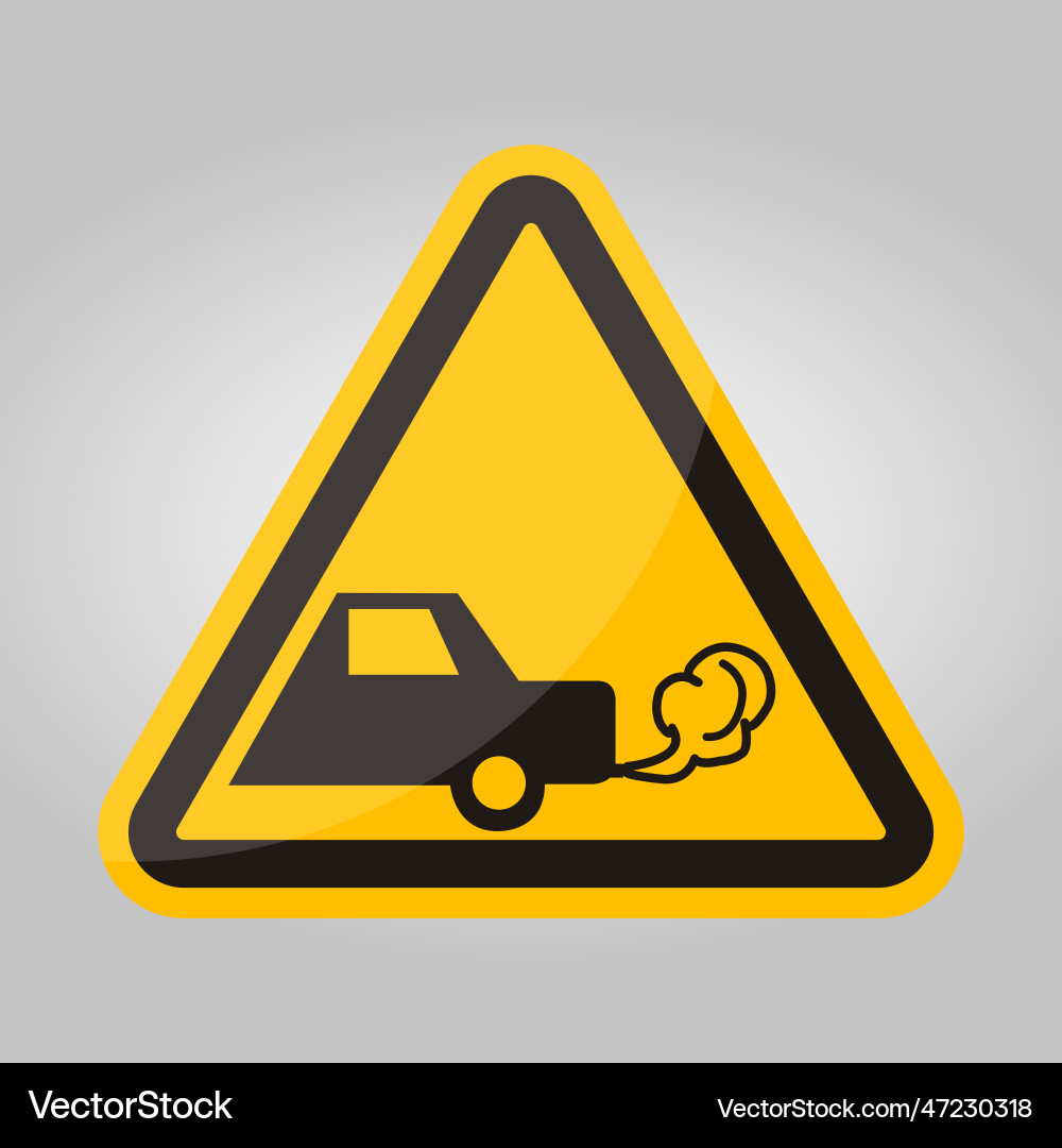 Do not switch on engine symbol Vector Image